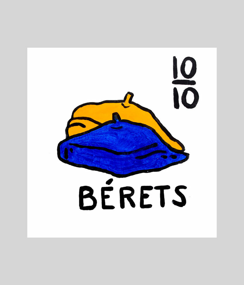 Berets Kiev - 40x40cm - 300€